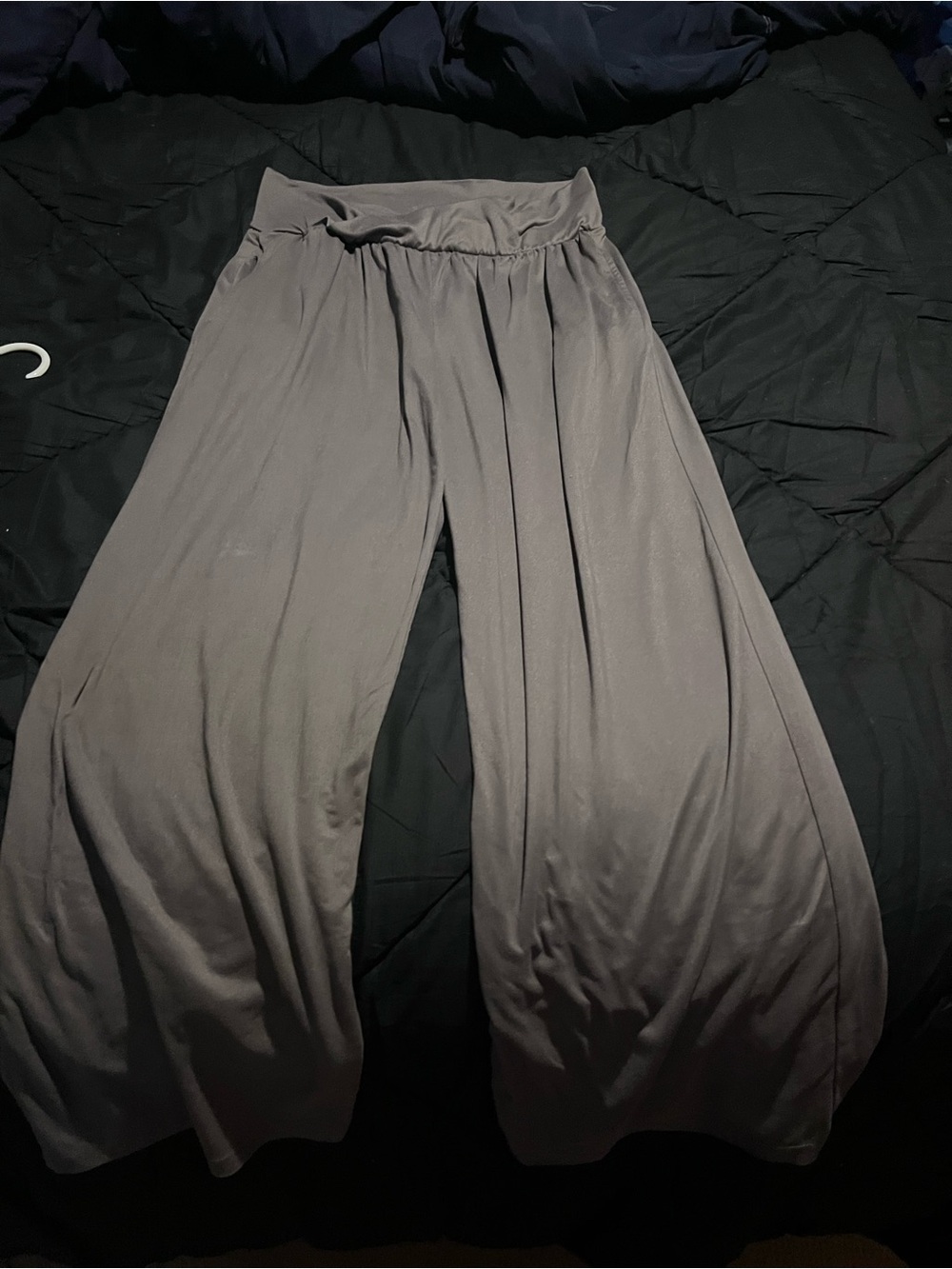 Secret Treasures Wide-Leg Palazzo Pants - Gray